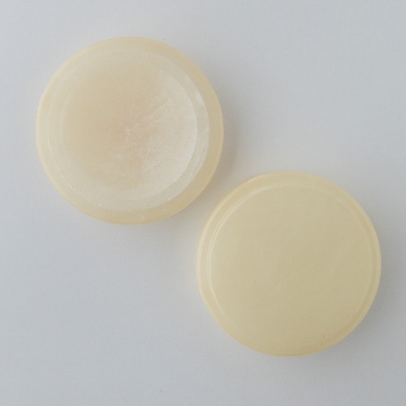 Natural Stone Jewelry Box Trinket Dish Jar with Lid Vintage - Picture 9 of 13